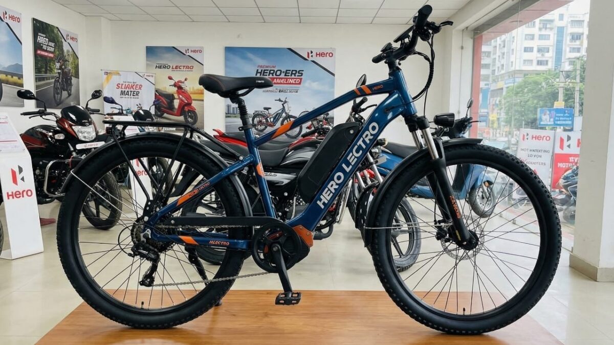 Hero Electric Cycle Launched : 250Km range at...
