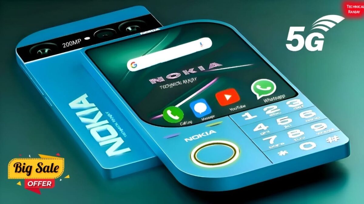 Nokia New Smart Phone : 420MP Camera with 7700mAh battery at ₹9,999